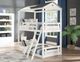 ACME Furniture Nadine Washed Gray/Weathered White Twin/Twin Youth Bunk Bed -1
