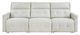 Homelegance® Salida 3-Piece White Power Double Reclining Sectional with Power Headrests-2