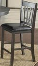 Elements International Max Distressed Grey Counter Stool-1