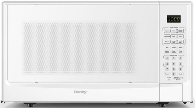 Danby Designer 1.4 Cubic Feet White Microwave -0