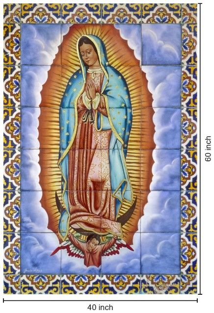 Classy Living Virigin Mary Wall Art-2