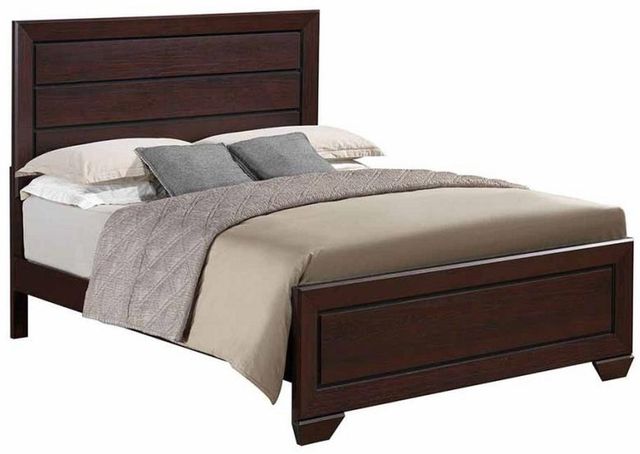 Coaster® Kauffman Dark Cocoa Eastern King Storage Bed-1