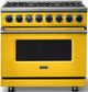 Viking® 7 Series 36" Daffodil Pro Style Dual Fuel Range-0