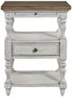 Liberty Furniture Farmhouse Reimagined Antique White/Chestnut Nightstand-2