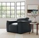 Flexsteel® Camden Black Power Recliner with Power Headrest-4