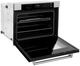 ZLINE Professional 30" Satin Stainless Steel Single Electric Wall Oven with White Matte Door-3