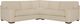 Kevin Charles Fine Upholstery Veronica 3-Piece Sugarshack Khaki Left-Arm Facing Loveseat Sectional-0