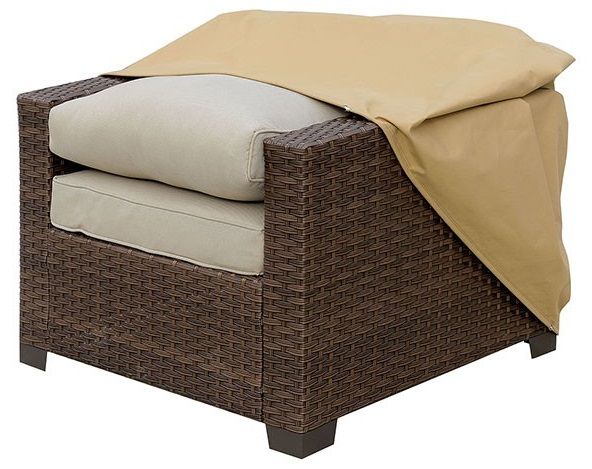 Furniture of America® Boyle Light Brown Medium Dust Cover For Chair-1
