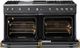 Viking® 5 Series 60" Cast Black Pro Style Gas (NG) Range with Brushed Brass Trim-1