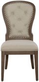 Liberty Furniture Americana Farmhouse Beige/Dusty Taupe Upholstered Tufted Back Side Chair-2