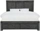Modus Furniture Meadow Graphite Full Storage Platform Bed-2