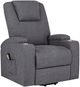 Coaster® Louie Gray Upholstered Power Reclining Chair Lift and Massage-0