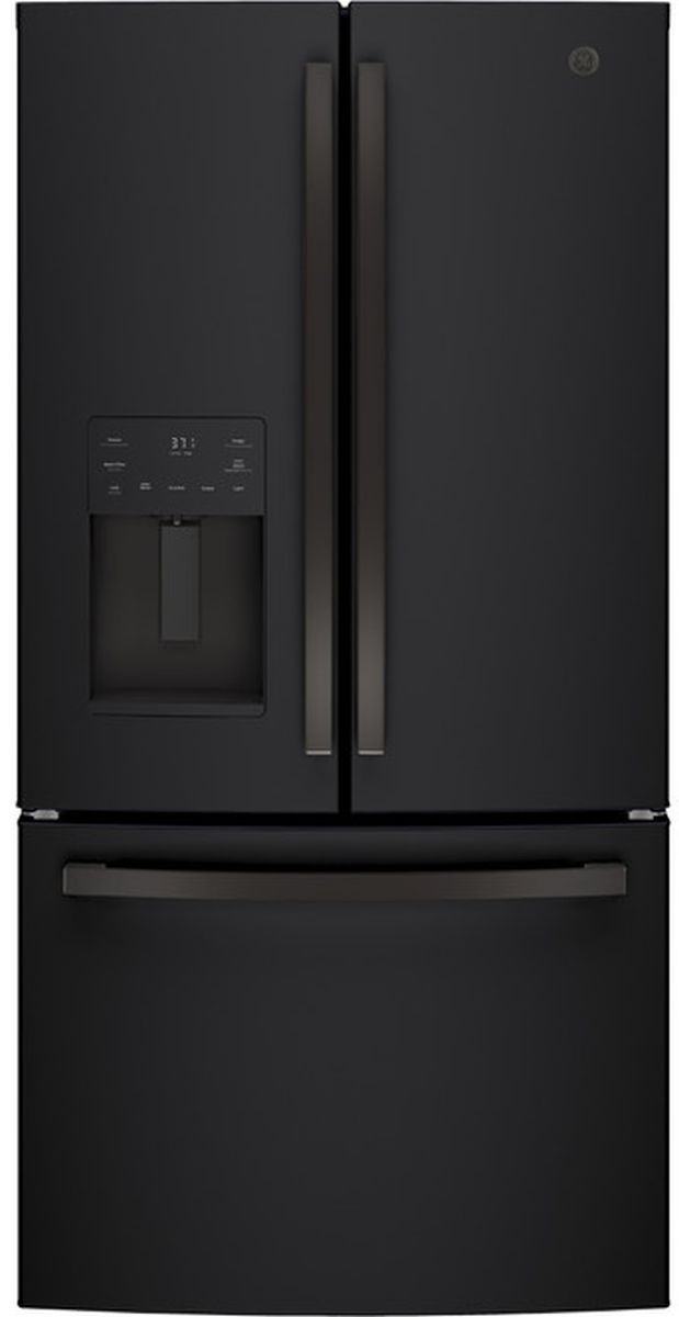 GE® 36" 25.6 Cu. Ft. Black Slate French Door Refrigerator-0