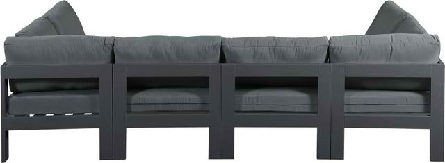 Meridian Furniture Nizuc 6-Piece Grey Outdoor Patio Modular Sectional Set-2