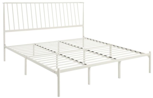 Homelegance® Augusta White Eastern King Platform Bed-3
