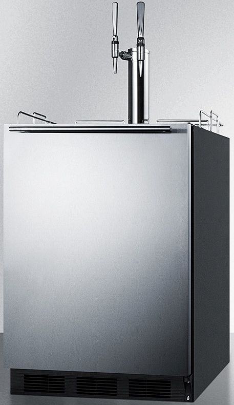 Summit® Commercial Series 5.5 Cu. Ft. Stainless Steel Beer Cooler/Kegerator-1