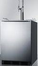 Summit® Commercial Series 5.5 Cu. Ft. Stainless Steel Beer Cooler/Kegerator-1