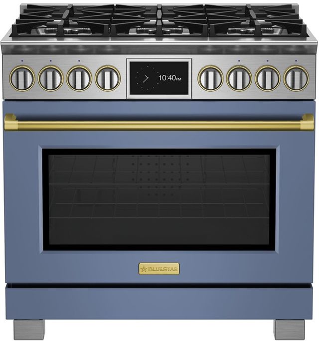 BlueStar® 36" Custom Pro Style Dual Fuel Range-0