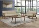Mazin Furniture Damala Light Brown/Walnut Sofa-4