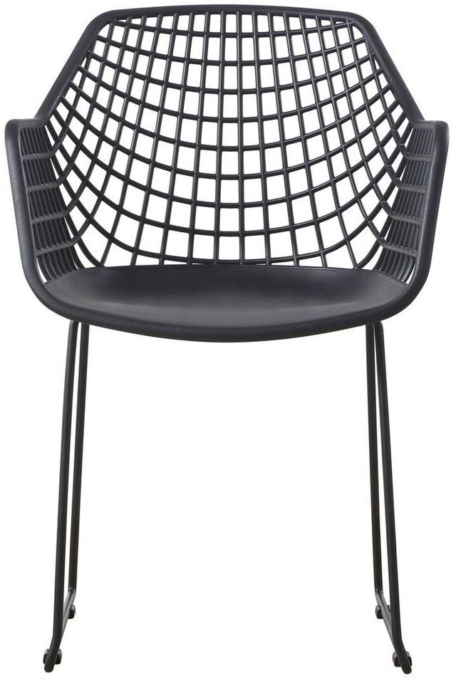 Moe's Home Collection Honolulu 2 Piece Black Chairs-0