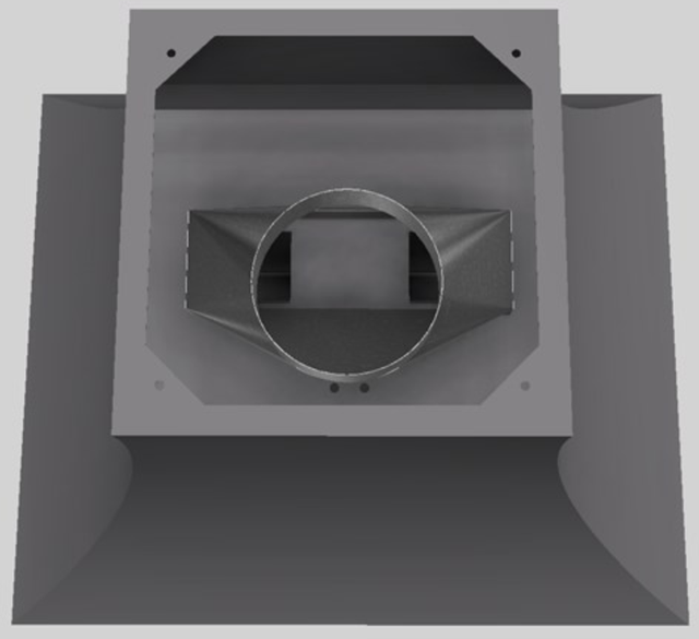 Vent-A-Hood® Designer Series 36" Gunsmoke Island Range Hood-2