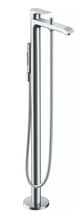 Hansgrohe Metris Chrome Freestanding Tub Filler Trim with 1.75 GPM Handshower-0
