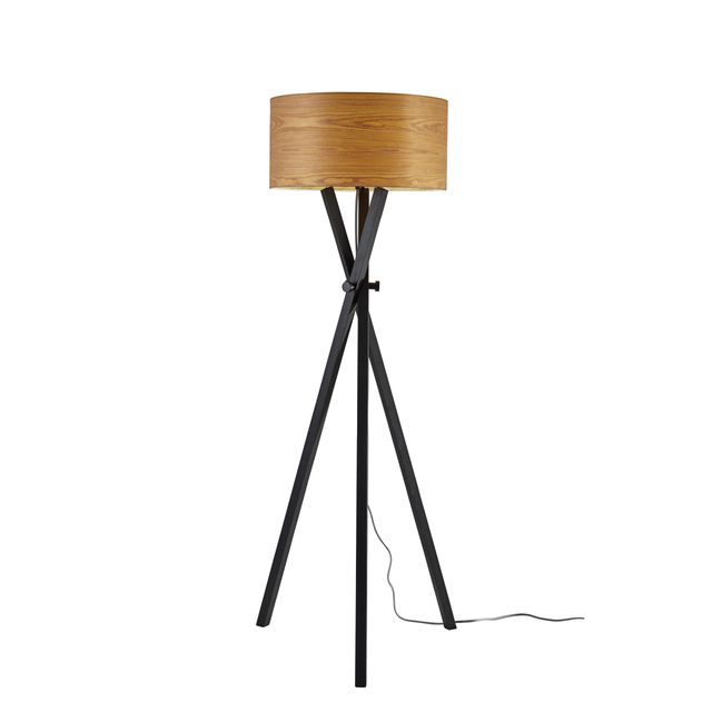 Adesso® Bronx Black Floor Lamp-0
