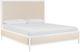 Bassett® Furniture Willow Timeless White California King Upholstered Panel Bed-0