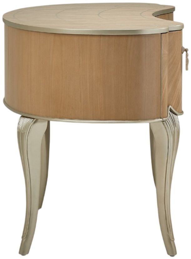 Michael Amini® Villa Cherie Caramel/Chardonnay Vanity Table  -2
