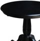 John Thomas Furniture® Dining Essentials Black Round Dining Table with Black Tranditional Pedestal Base-1