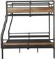 ACME Furniture Brantley II Dark Bronze/Sandy Black Full XL Over Queen Bunk Bed-2