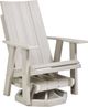 Nature's Best Furniture Customizable Contemporary 2' Polyethylene Outdoor Swivel Glider Chair-0