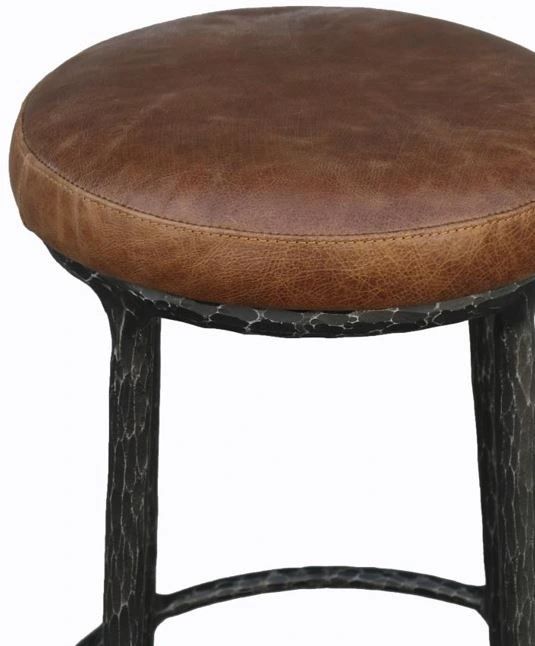 Nest Home Collections Mateo Black/Brown Counter Stool-3