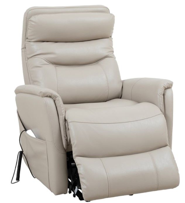 Parker House® Gemini Softy Ivory Power Lift Recliner with Articulating Headrest-3
