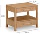 TOV Furniture Brandyss Birdseye Maple 2-Drawer Nightstand-2