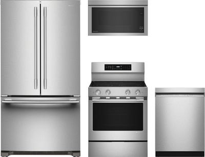 KitchenAid 4-Piece Stainless Steel Electric Kitchen Package