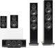 Sonus faber® Lumina III 6" Piano Black Floor Standing Speakers-1