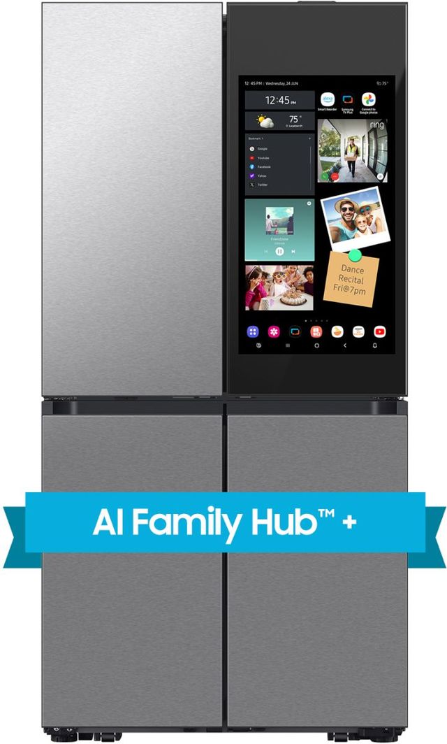 Samsung Bespoke 36" 29 Cu. Ft. Fingerprint Resistant Stainless Steel French Door Refrigerator-2