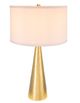 A & B Home Gold/White Cone Table Lamp-2
