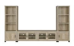 Coaster® Sachin 3-Piece Antique Pine Entertainment Center Set