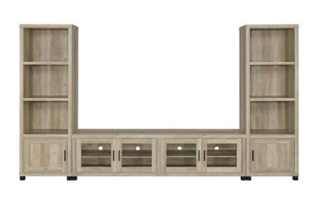 Coaster® Sachin 3-Piece Antique Pine Entertainment Center Set-0