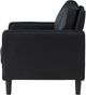 Coaster® Ruth Black Upholstered Track Arm Accent Chair-3