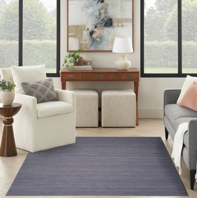 Nourison Home™ Washable Essentials Navy 5'x7' Area Rug-1