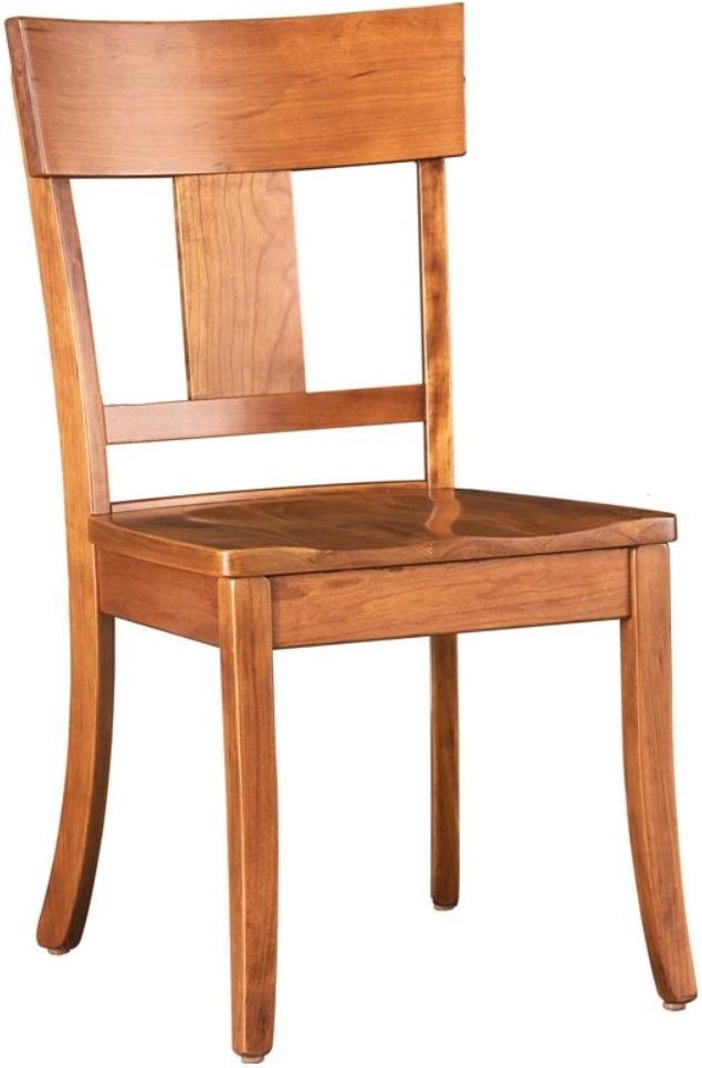 Urban Collections by Yutzy Woodworking Veneto Brown Dining Side Chair-0