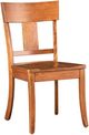 Urban Collections by Yutzy Woodworking Veneto Brown Dining Side Chair-0