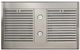Best® Ispira 36" Stainless Steel Black Glass Island Range Hood-2