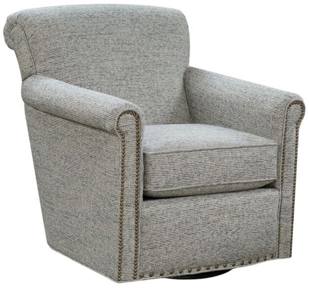 England Furniture Customizable Jakson Swivel Glider with Nailhead Trim-0