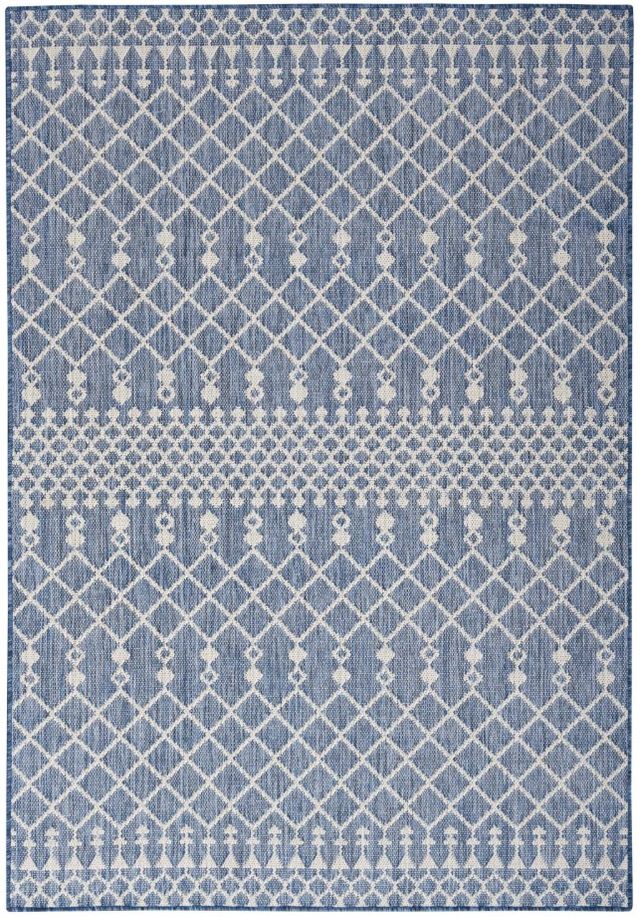 Nourison Home™ Positano Navy Blue 5'x7' Area Rug Style 1-0