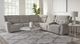 Parker House® Richland 6-Piece Bristol Gray Power Reclining L-Shape Sectional-1