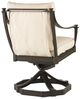 Century® Customizable Andalusia Aluminum Outdoor Swivel Rocker Dining Arm Chair-1